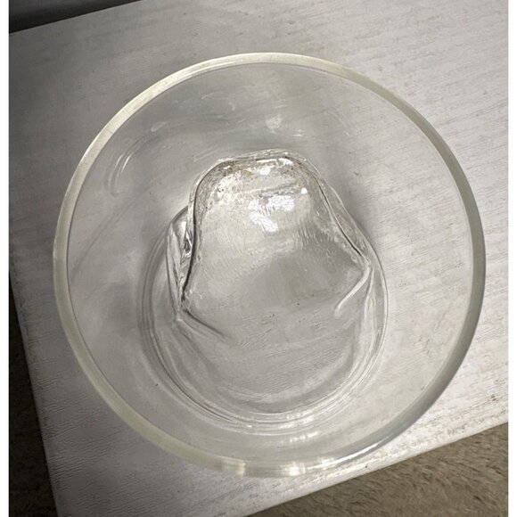 Clear Glass Skull Shaped Shot Glass Large Double Walled Design - Picture 3 of 9